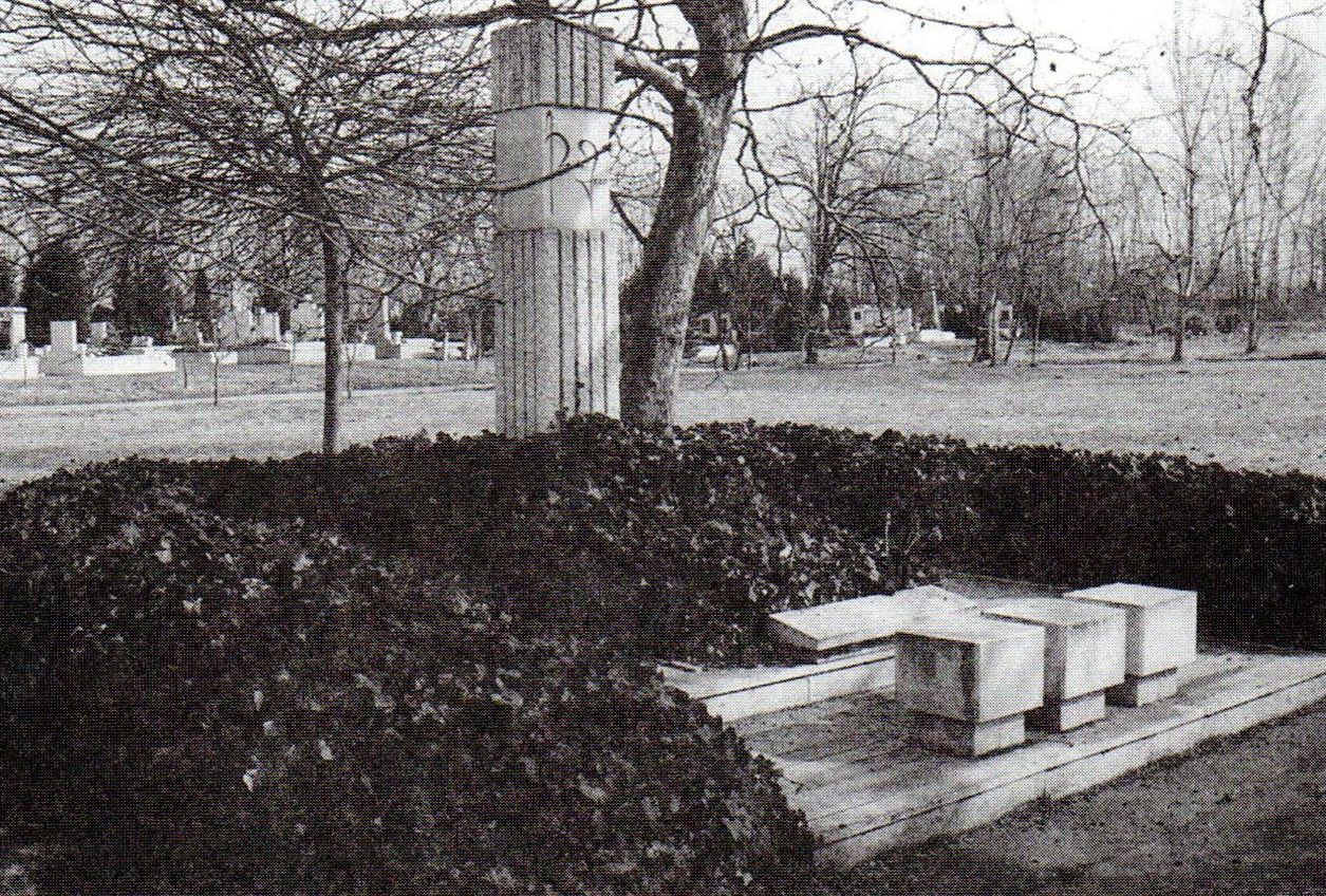 Reile Géza síremléke 1974-ben