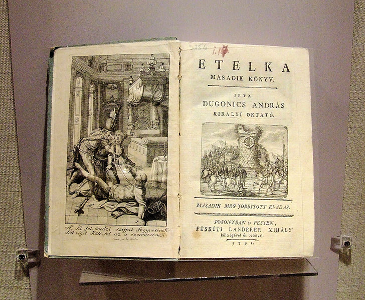 Dugonics András Etelka című regényének második kiadása