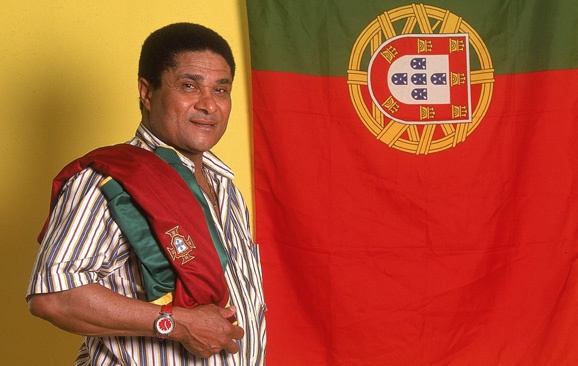 Eusébio aranylabdás portugál labdarúgó, a labdarúgás történetének halhatatlan alakja