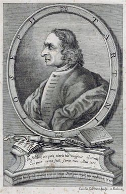 Giuseppe Tartini itáliai zeneszerző, hegedűművész