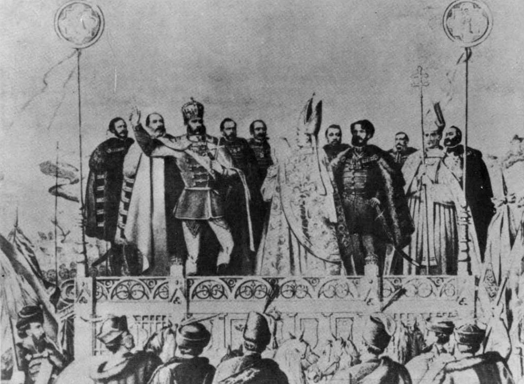 Ferenc József koronázási ünnepségén, 1867. június 8-án a város küldöttségét Nagy Lajos vezette