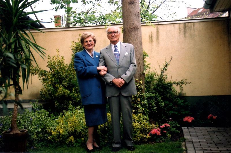 Feleségemmel, P. Tóth Emília tanítónővel
